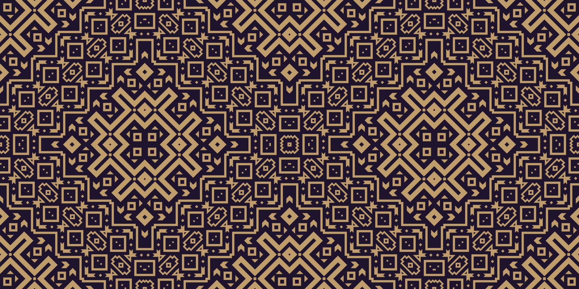 flat ornament line pattern design vector