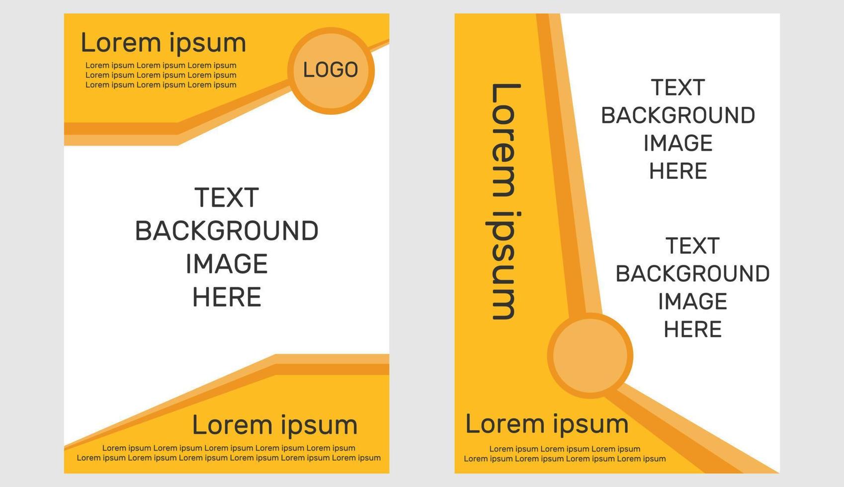 Modern brochure design for a4 printing vector