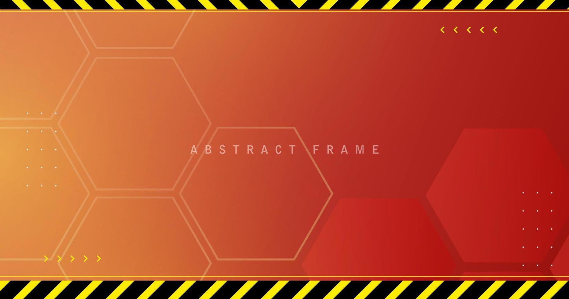 modern background abstract frame, colorful, gradient with warning lines on top and bottom, business, etc, eps 10 vector