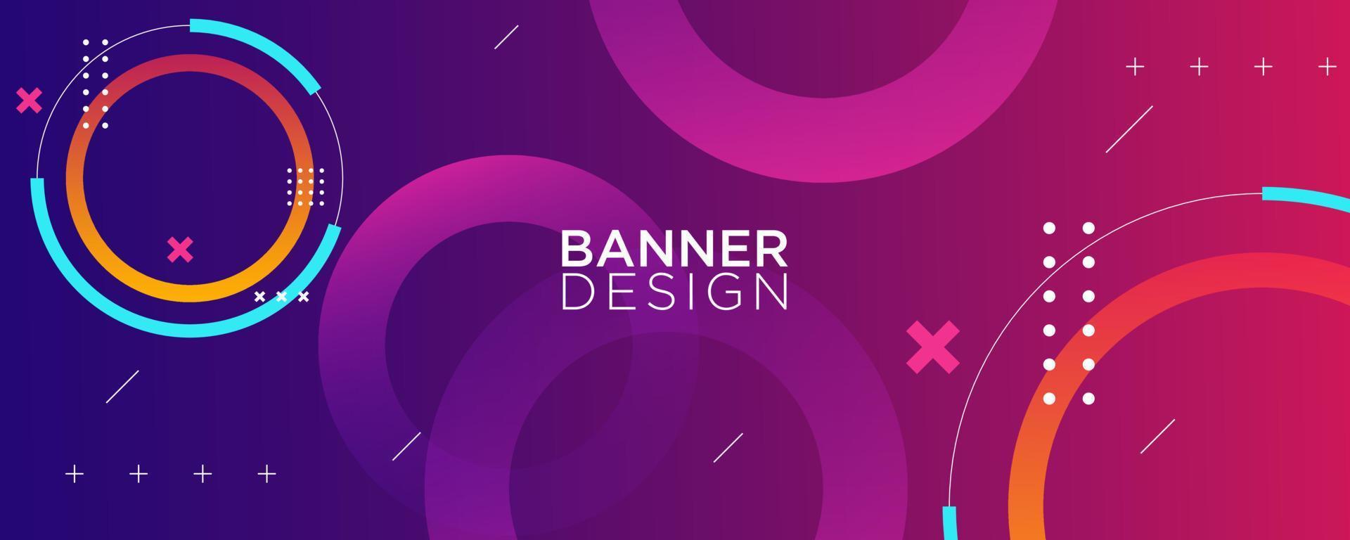 fondo de banner moderno. lleno de colores, gradaciones, pancartas conceptuales, negocios, etc, eps 10 vector