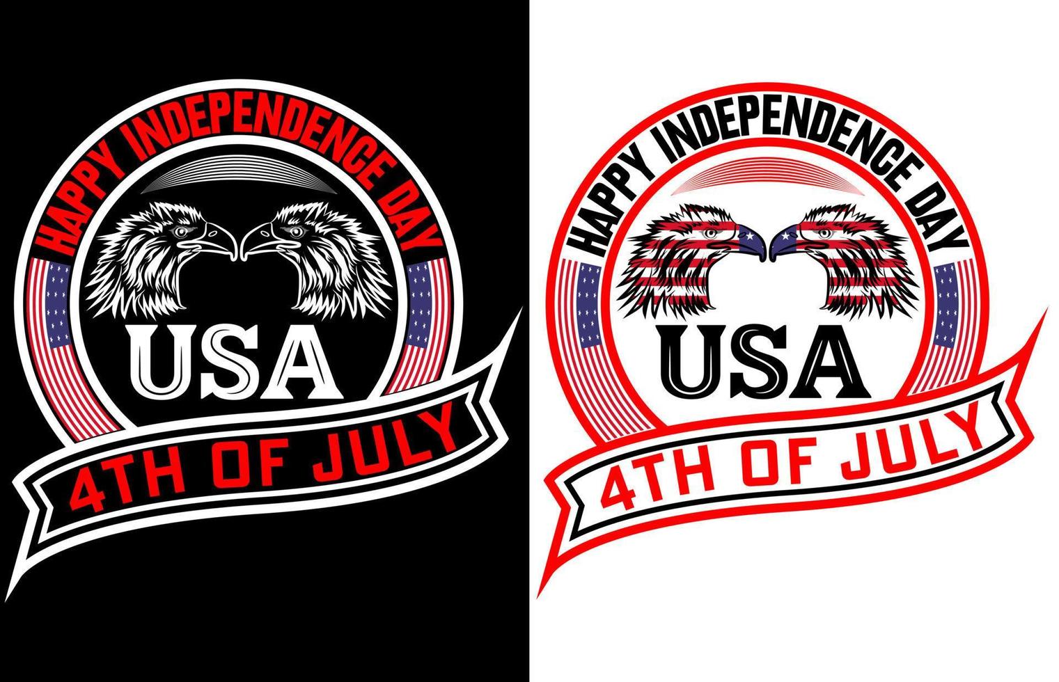 Happy Independence Day USA 4th of July T Shirt Design vector