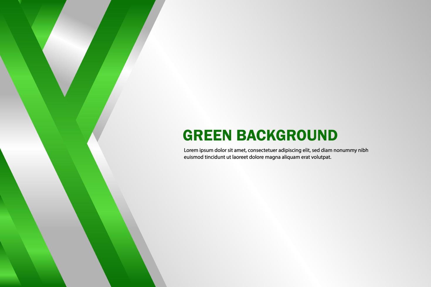 Green White Luxury Abstract Background vector