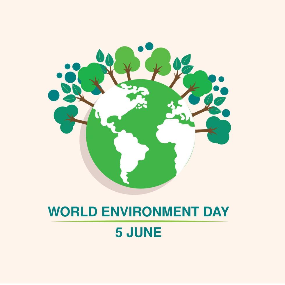 world environment day poster template vector