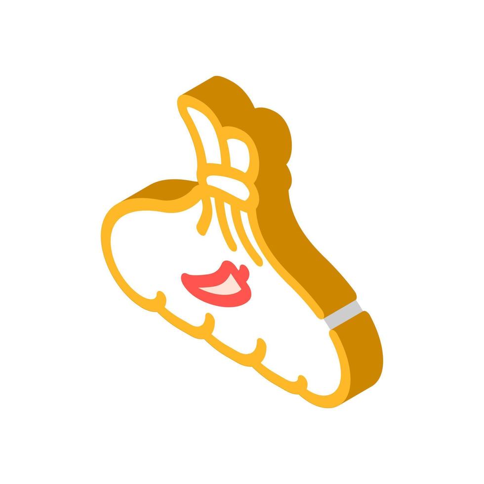 spicy khinkal meal glyph icon vector illustration