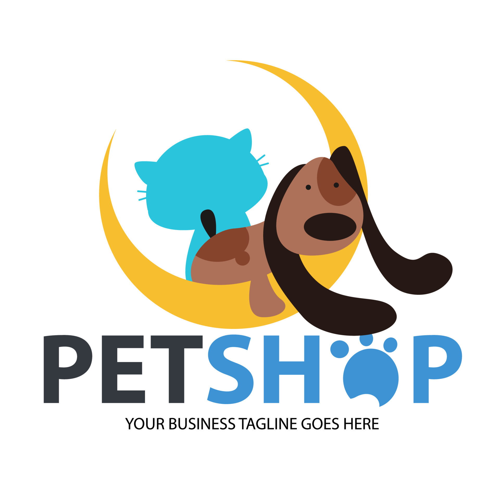 Pet Shop Vector Logo Illustration is a clean and professional logo template  suitable for any business or personal identity related to animal lovers  8149632 Vector Art at Vecteezy