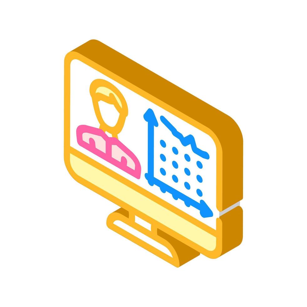 client activity analysis kyc isometric icon vector illustration