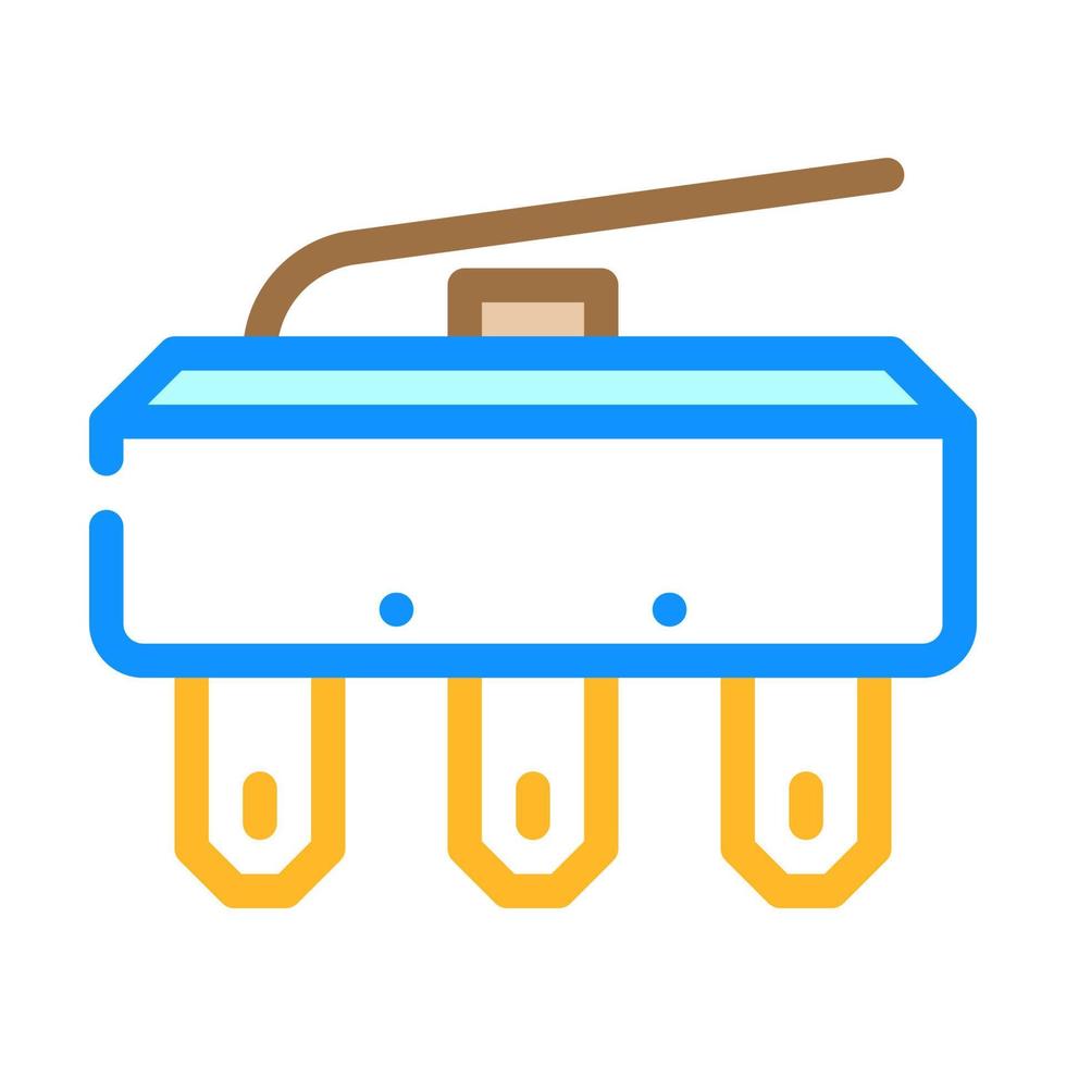 limit switch color icon vector illustration