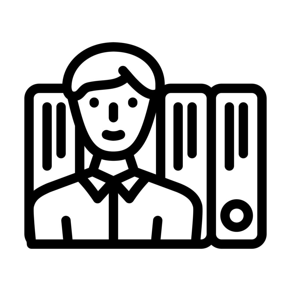 documentation of sales line icon vector illustration