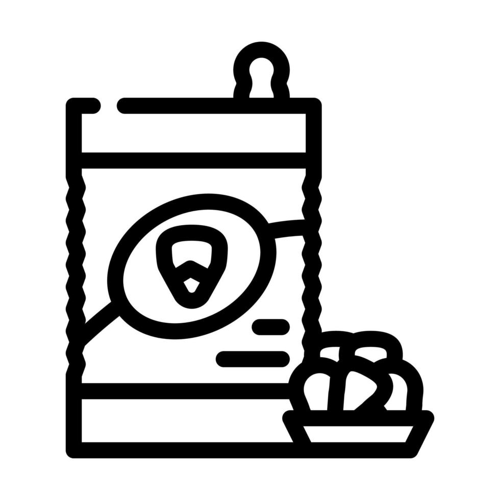 corn maize gluten free line icon vector illustration