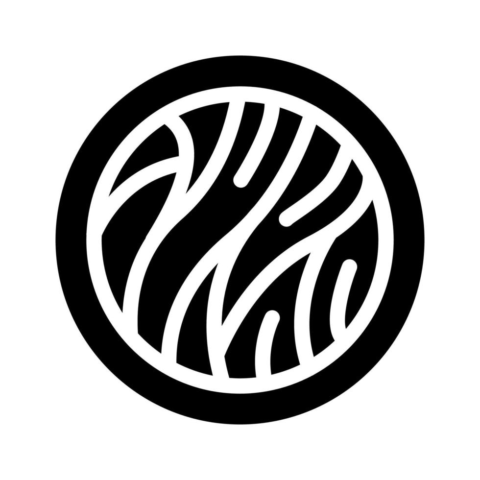 cellulose nutrition fact glyph icon vector illustration