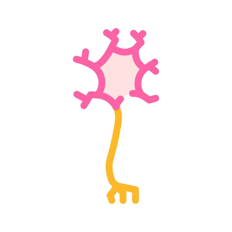 neuropsicología ciencia color icono vector ilustración