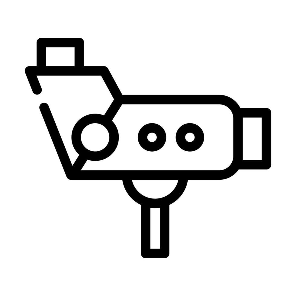 colposcopio herramienta línea icono vector ilustración signo