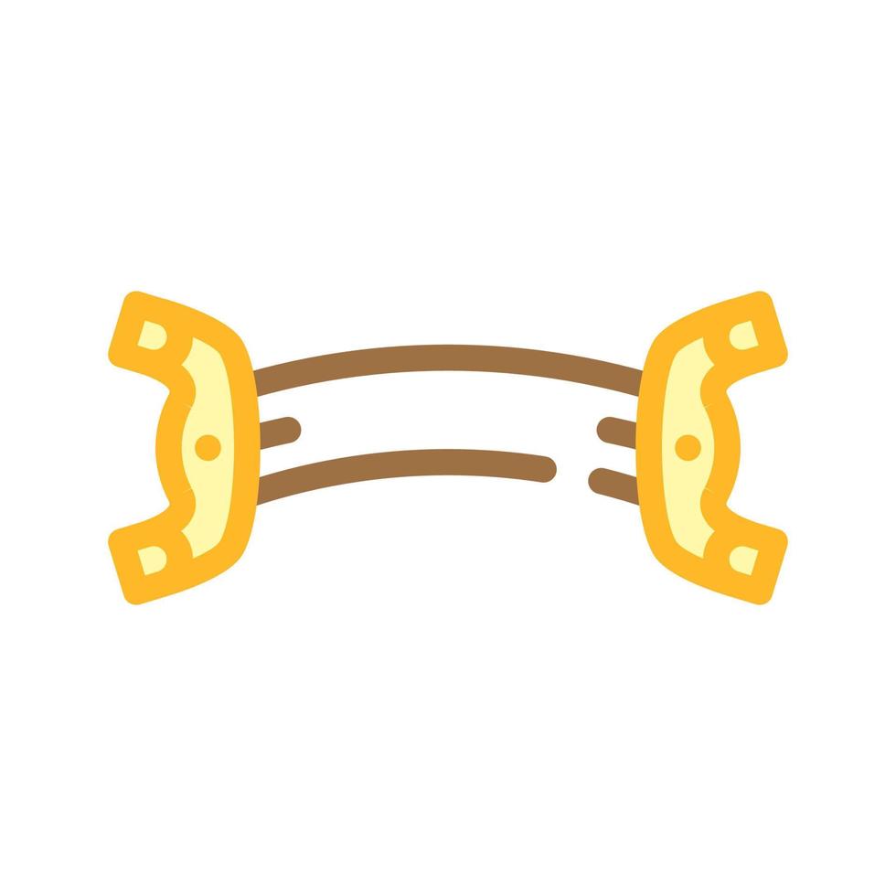 bridge of violin color icon vector illustration