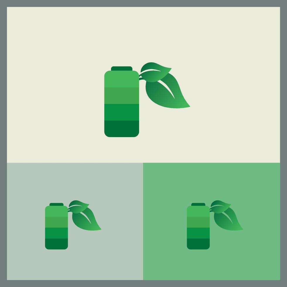 Eco Environmental Iconic Logo Designs vector
