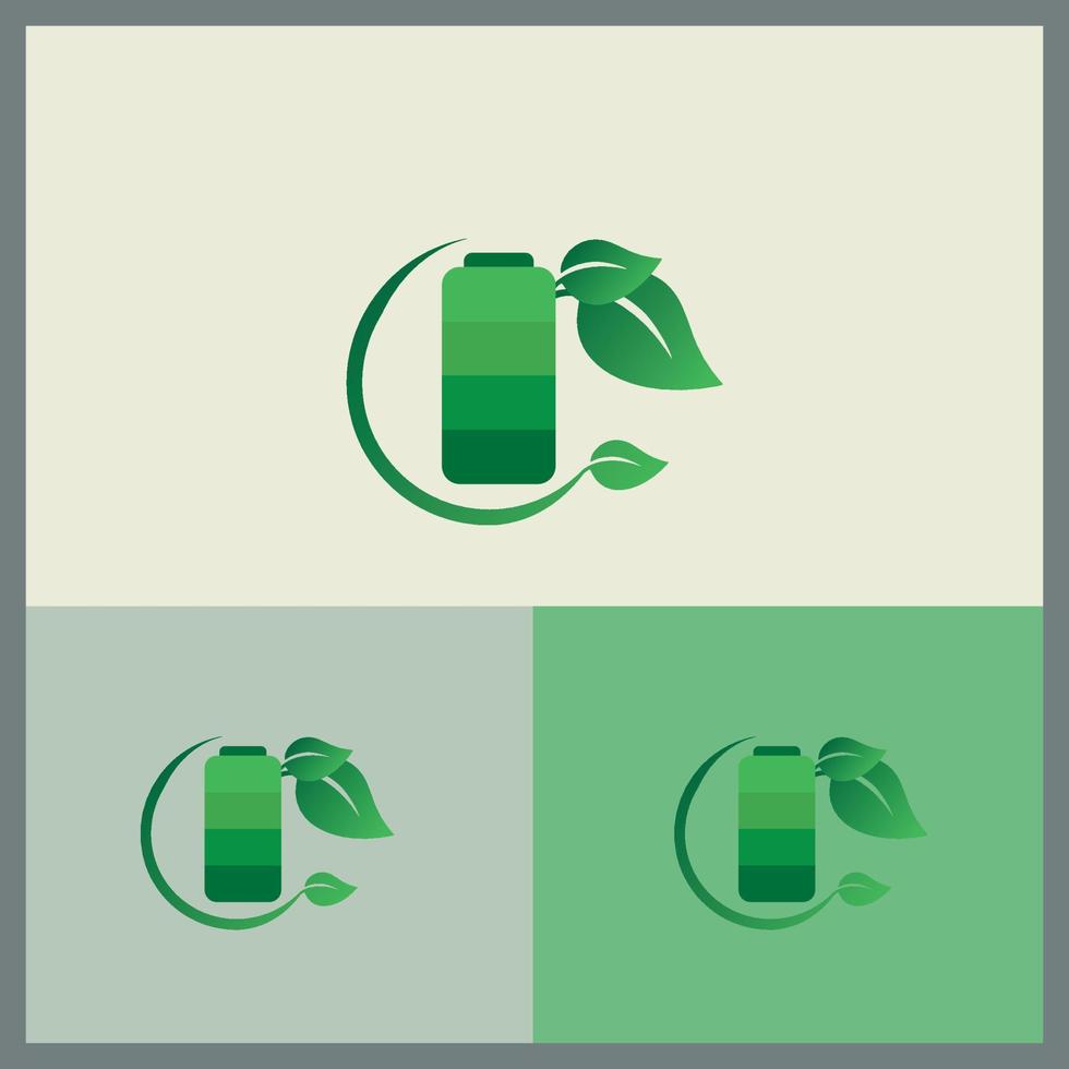 Eco Environmental Iconic Logo Designs vector