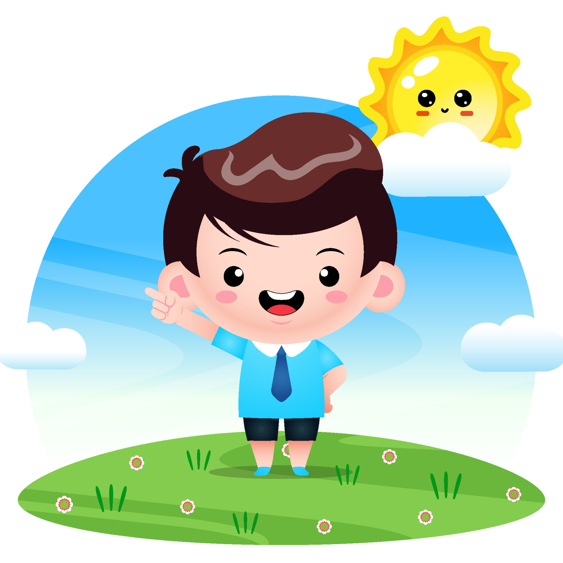 Cute Student Boy Pointing Up 8151157 Vector Art at Vecteezy Cute Student Boy Pointing Up 8151157 Vector Art at Vecteezy