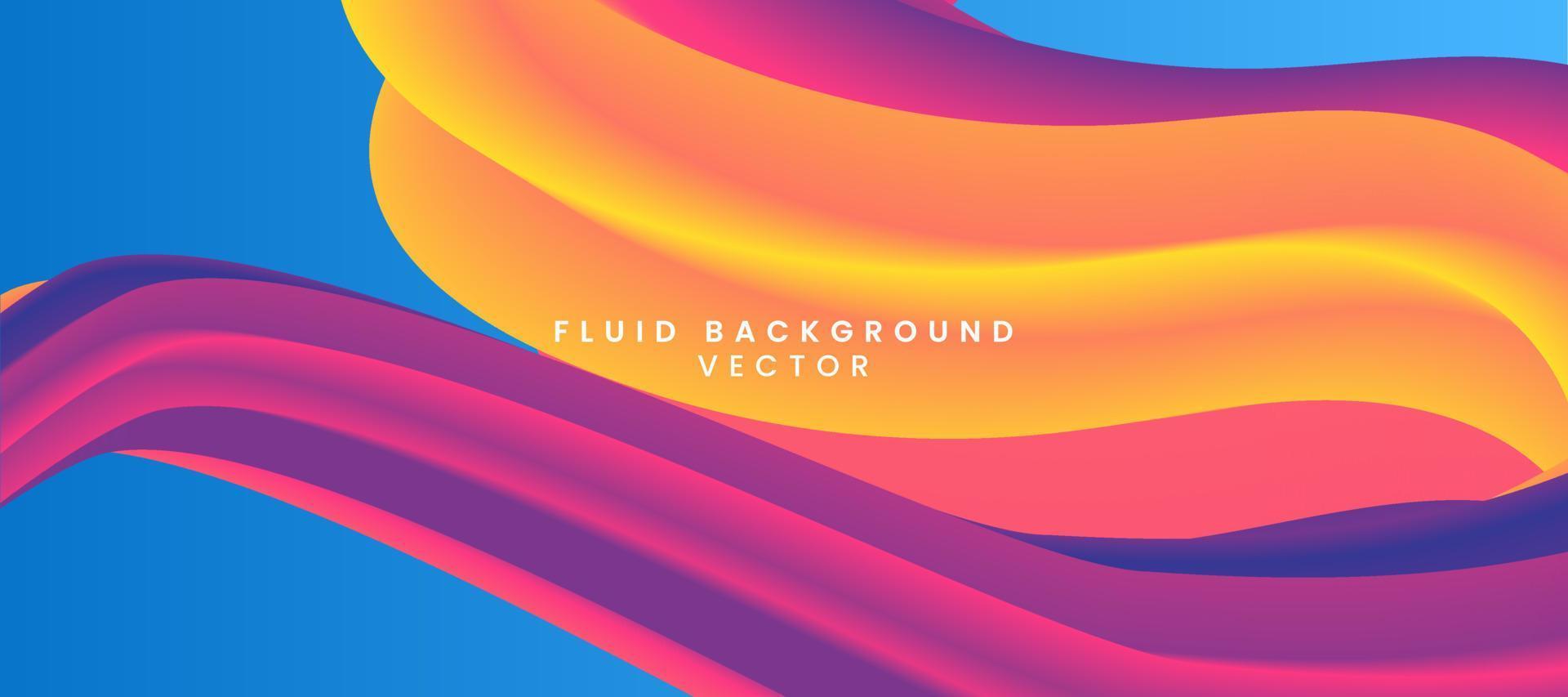 abstract fluid background vector illustration template