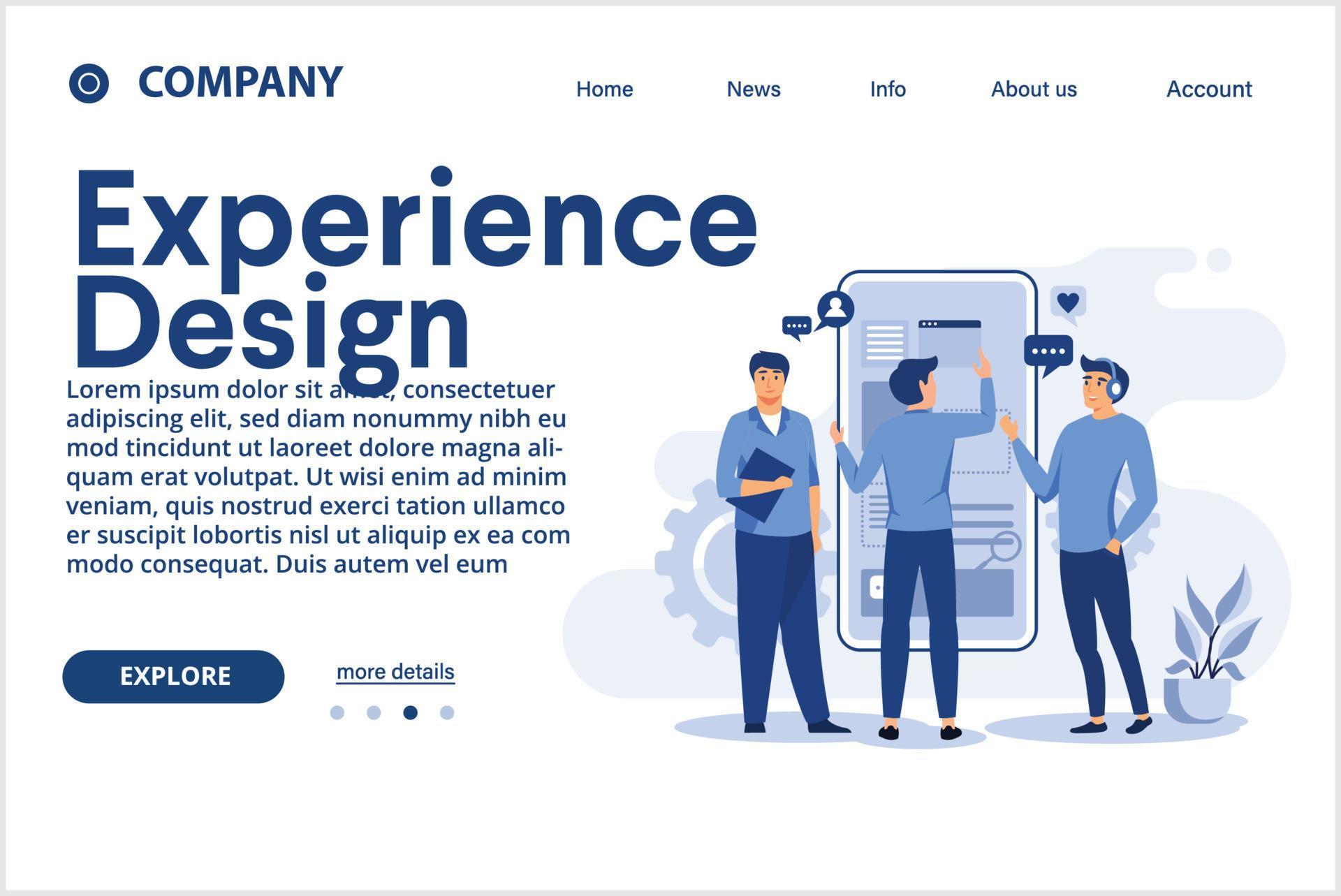 experience design Web design, User Interface UI and User Experience UX ...