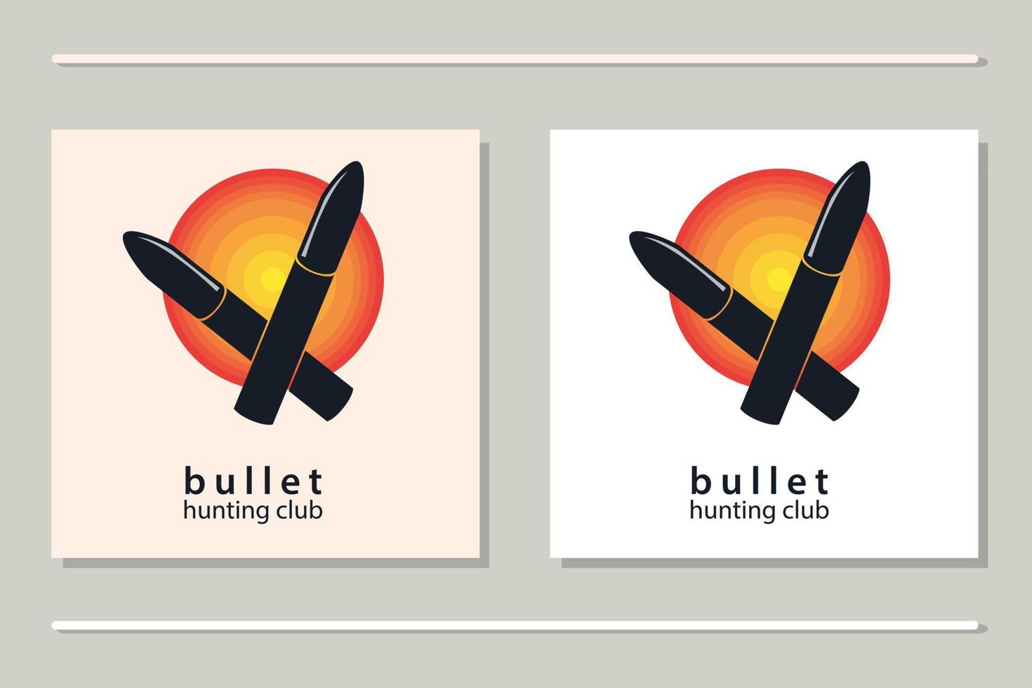 Bullet logo icon design template vector