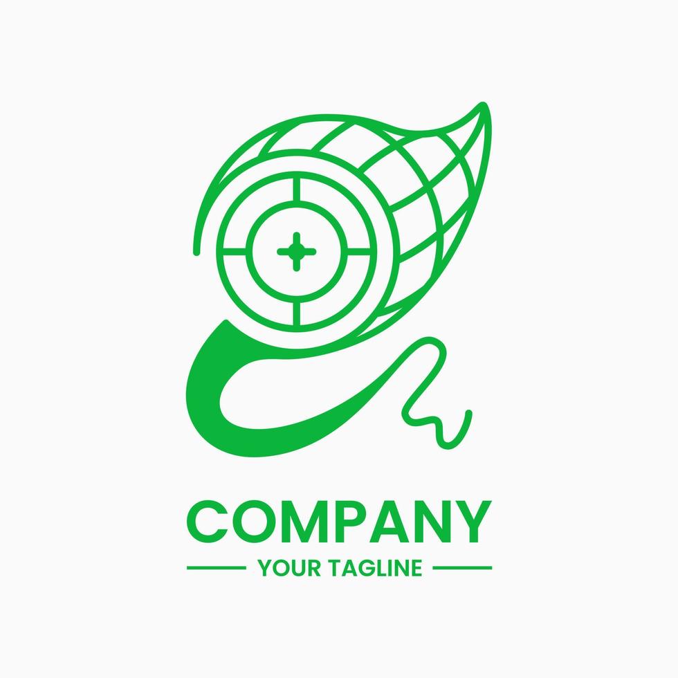 insect catching net target logo concept. flat, combination and line style. suitable for logo, icon, symbol and sign vector