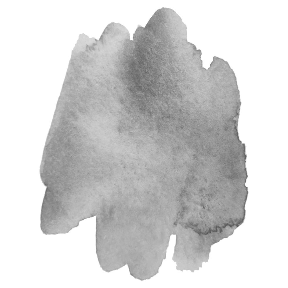 Watercolor black and white backgrounds. Abstract isolated monochrome vector watercolor stain.