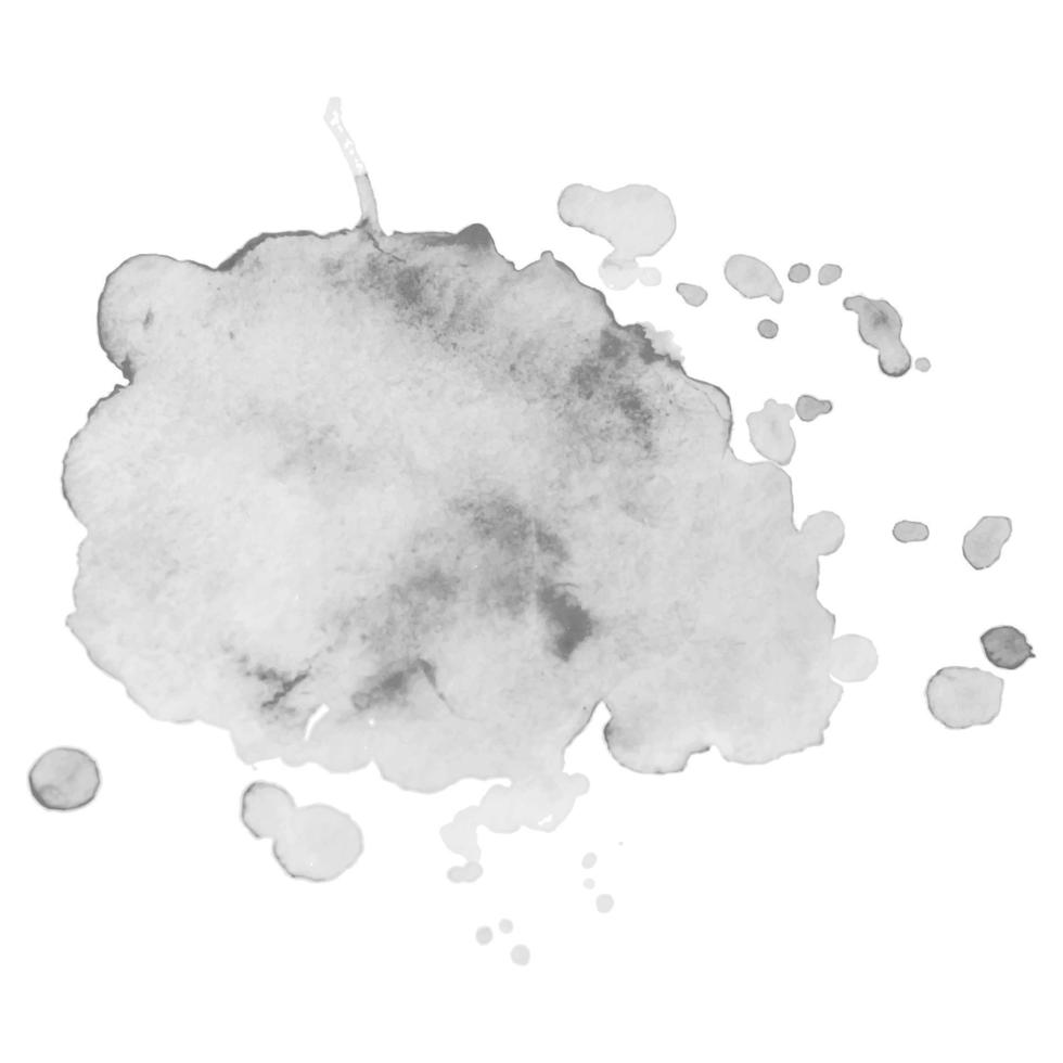 Watercolor black and white backgrounds. .Abstract isolated monochrome vector watercolor stain.