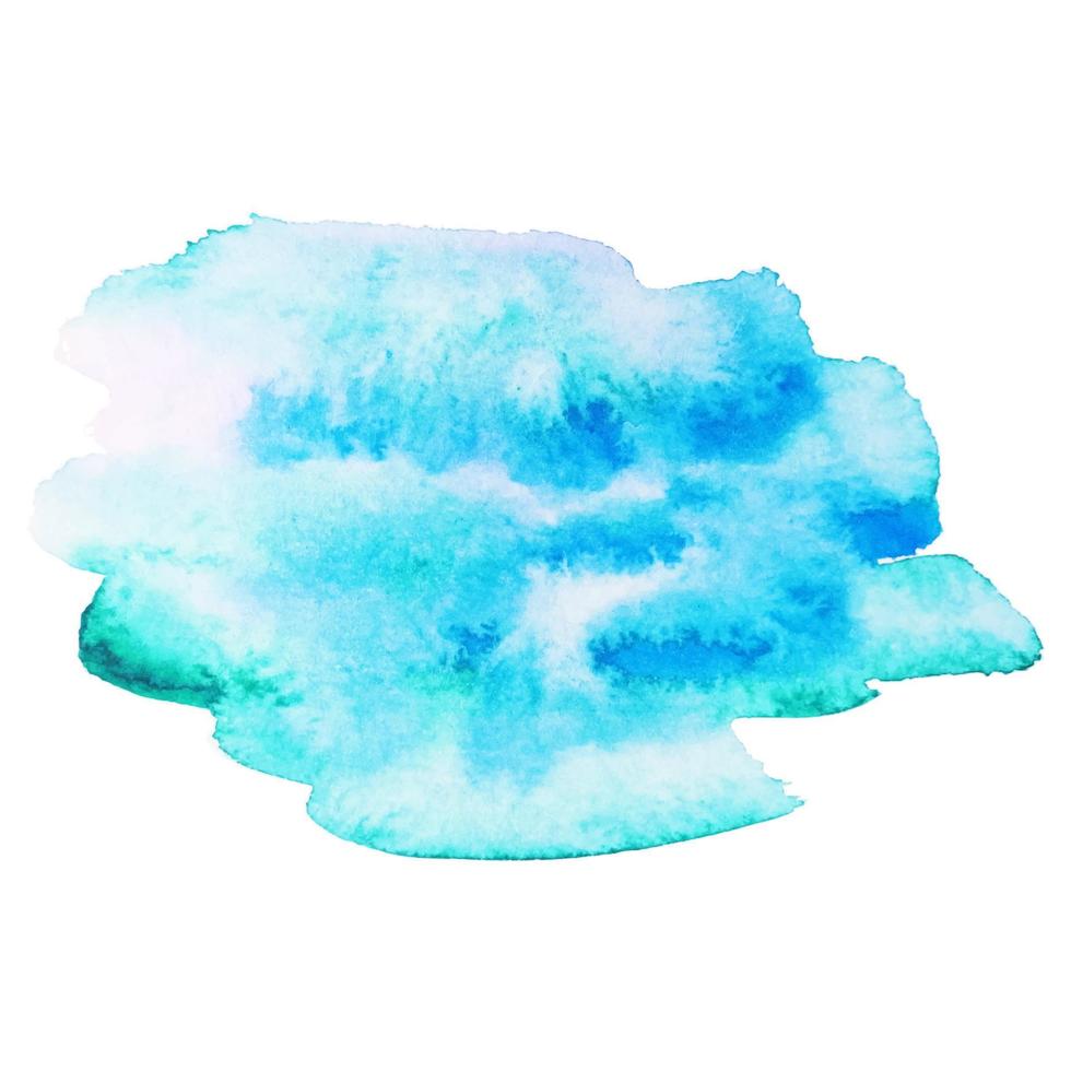 Abstract isolated colorful vector watercolor stain. Grunge element for paper design. Watercolor splash.