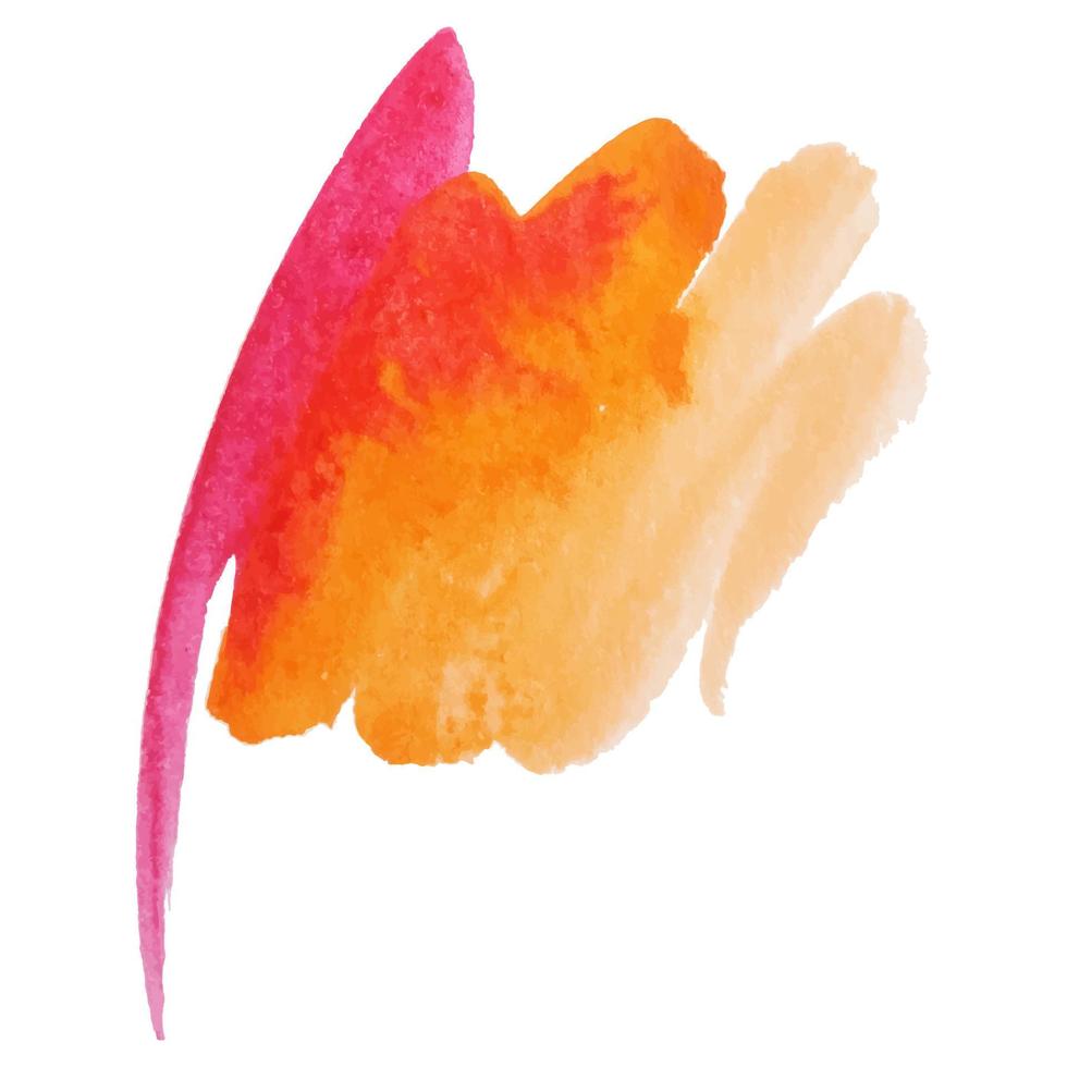 Abstract watercolor brush strokes painted background. Texture paper. Color swatch. Watercolor scratch vector