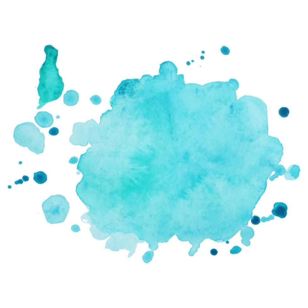Abstract isolated colorful vector watercolor stain. Grunge element for paper design