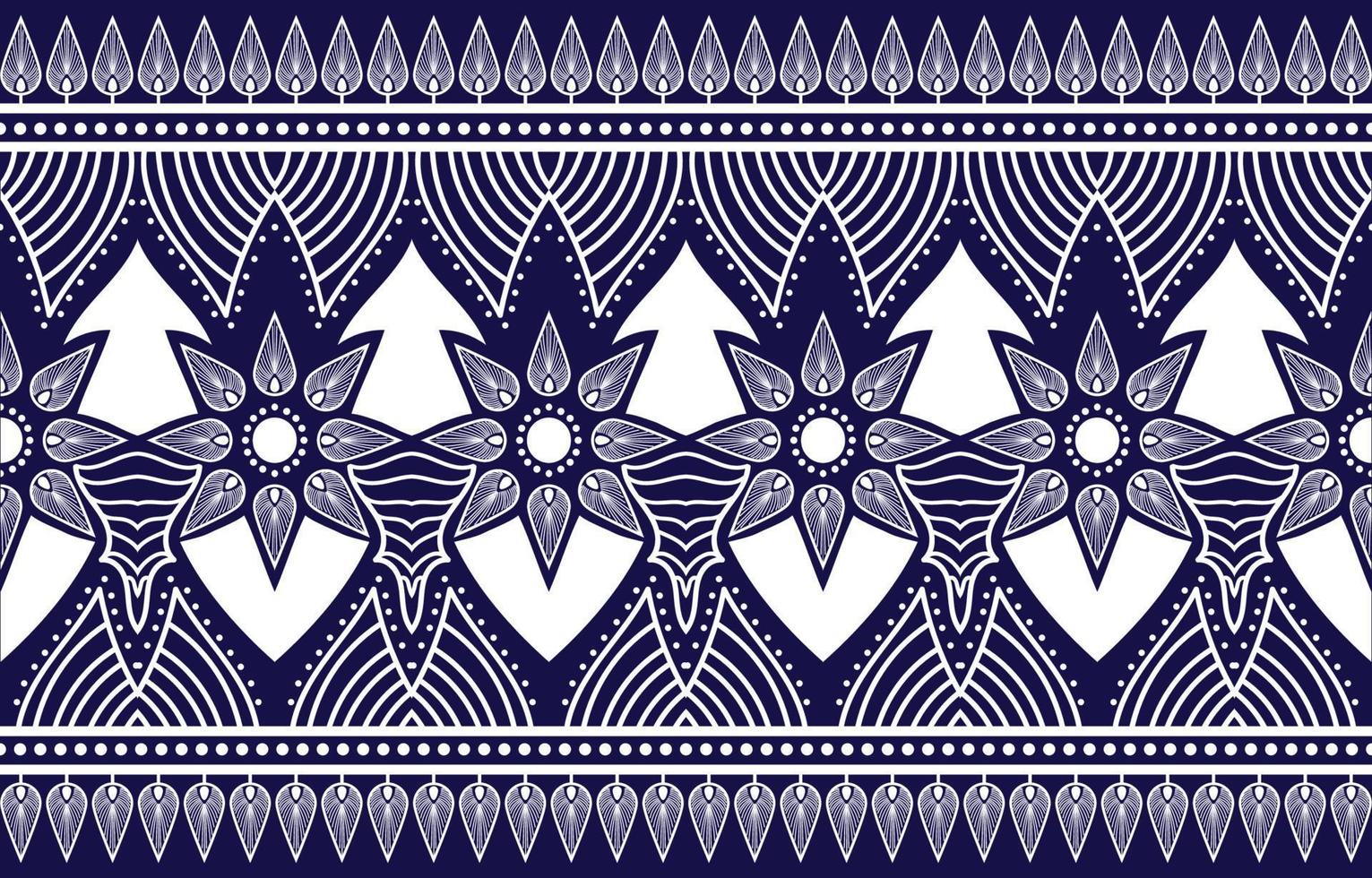 decorativo abstracto geomatrical étnico oriental con patrón floral tradicional, diseño de fondo abstracto para alfombra, papel pintado, ropa, envoltura, batik, tela, vector de impresión tradicional