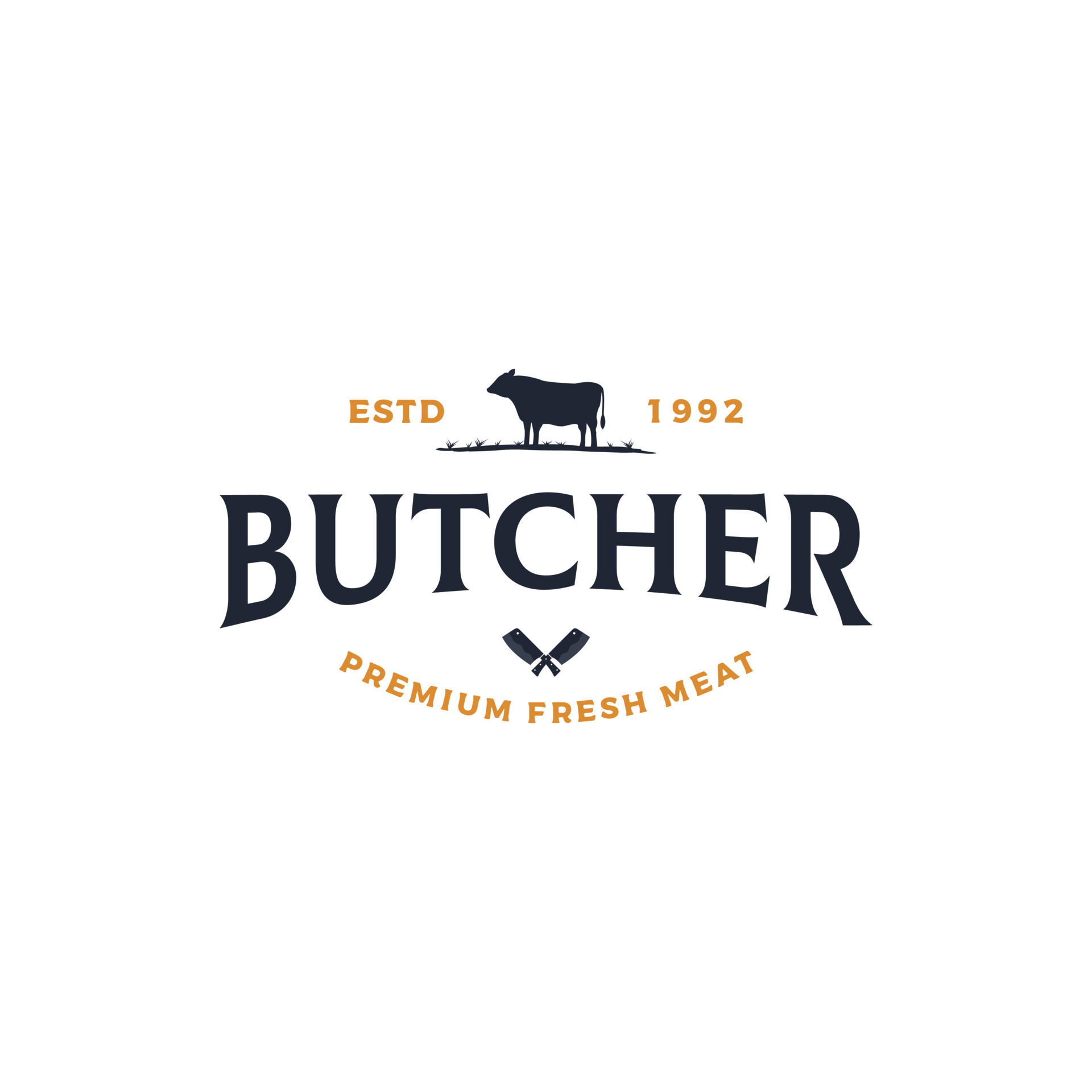 Butchery shop Logo design vector illustration 8152602 Vector Art at ...