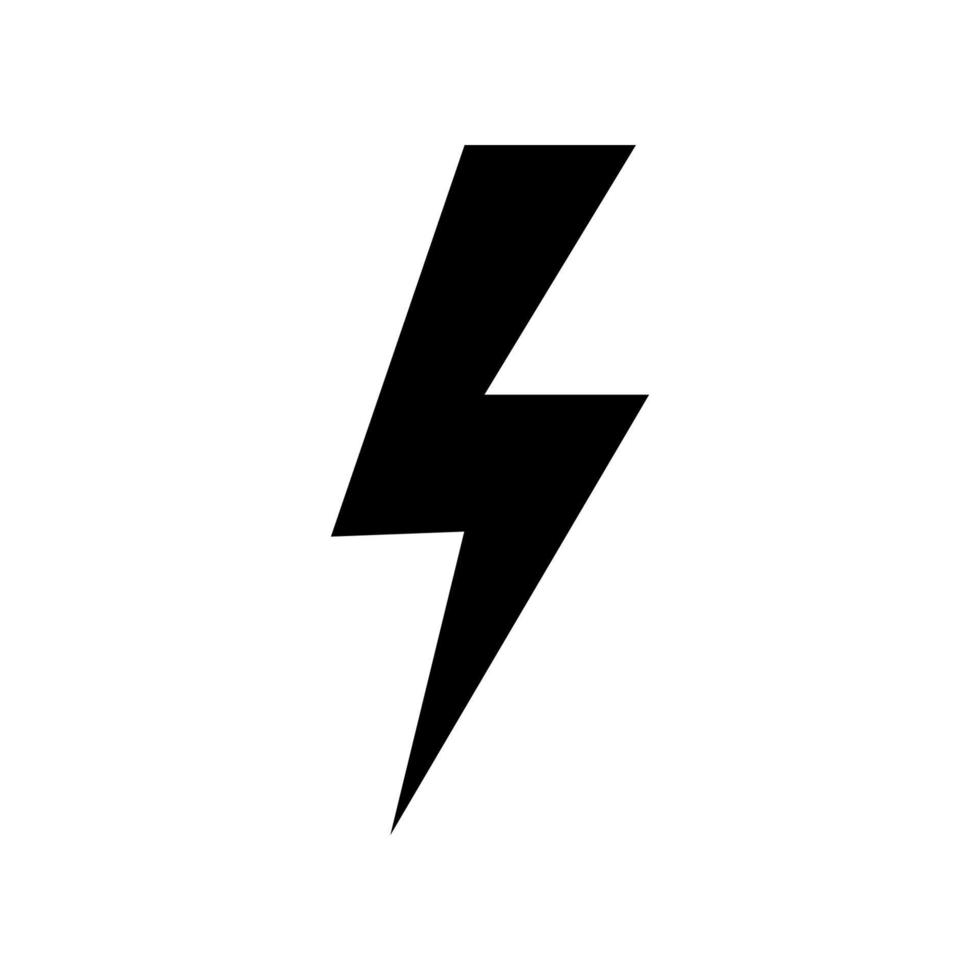 Thunder icon or logo isolated sign symbol vector illustration