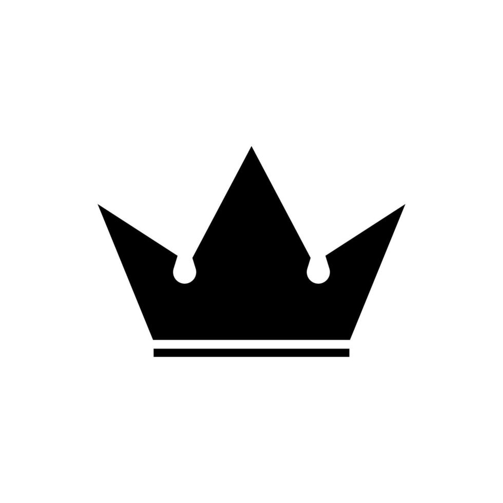 icono de corona icono de gráfico de columnas o logotipo símbolo de signo aislado ilustración vectorial vector