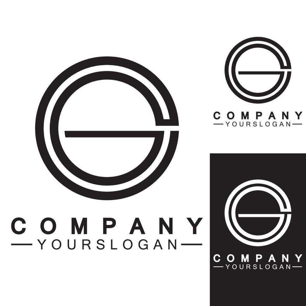 Letter G logo icon design template vector