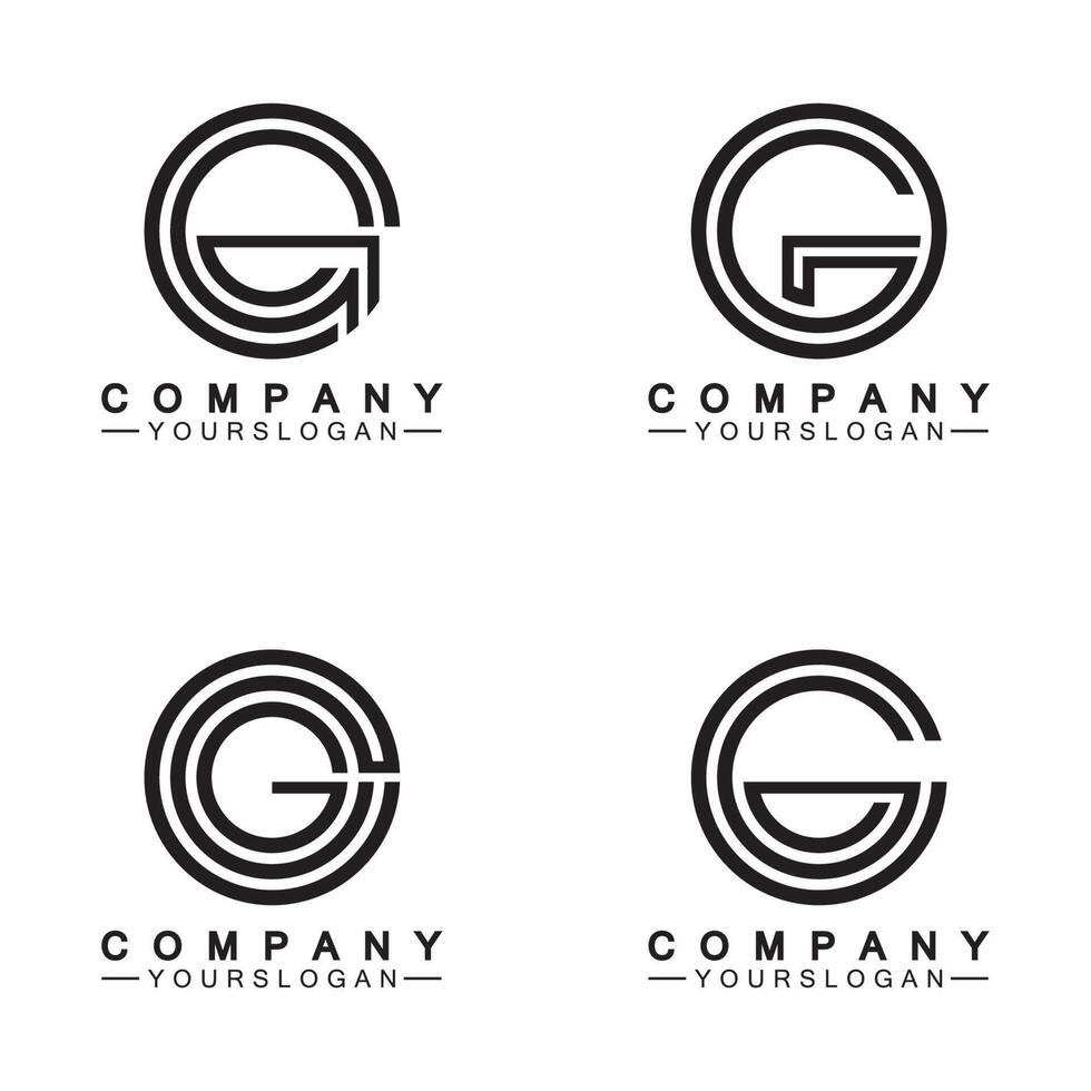 Letter G logo icon design template vector