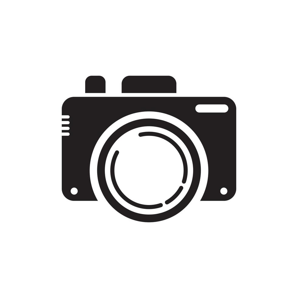 icono de cámara, vector de cámara fotográfica plana aislado. signo de