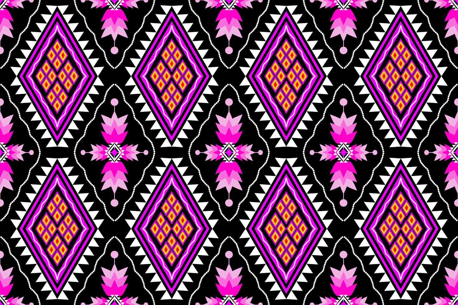 Beautiful embroidery.geometric ethnic oriental pattern traditional .Aztec style,abstract,vector,illustration.design for texture,fabric,clothing,wrapping,fashion,carpet,print. vector