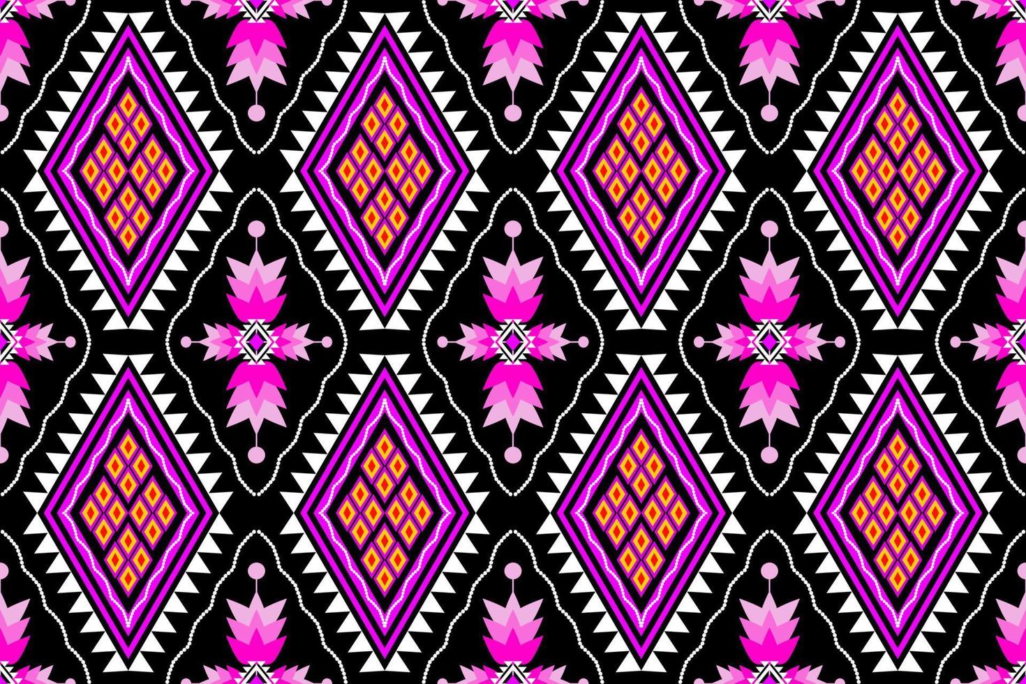 Beautiful embroidery.geometric ethnic oriental pattern traditional .Aztec style,abstract,vector,illustration.design for texture,fabric,clothing,wrapping,fashion,carpet,print. vector