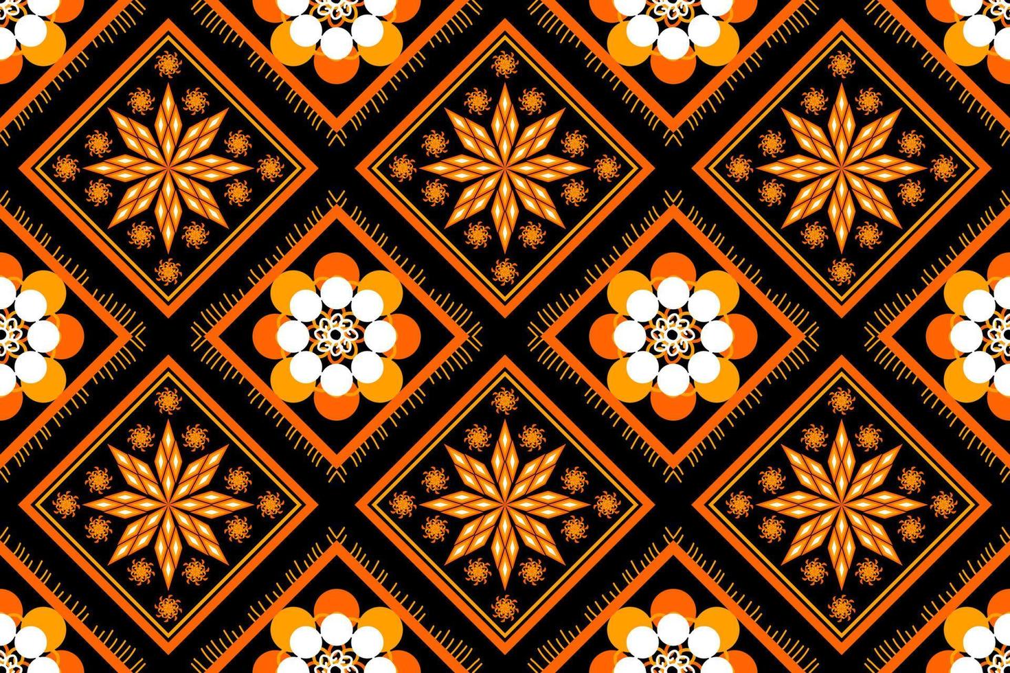 Beautiful embroidery.geometric ethnic oriental pattern traditional .Aztec style,abstract,vector,illustration.design for texture,fabric,clothing,wrapping,fashion,carpet,print. vector