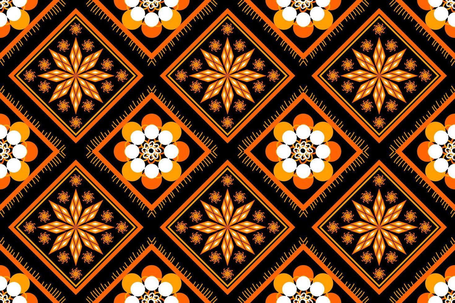 Beautiful embroidery.geometric ethnic oriental pattern traditional .Aztec style,abstract,vector,illustration.design for texture,fabric,clothing,wrapping,fashion,carpet,print. vector