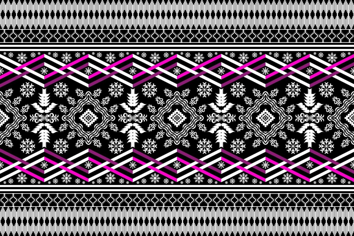 Beautiful embroidery.geometric ethnic oriental pattern traditional .Aztec style,abstract,vector,illustration.design for texture,fabric,clothing,wrapping,fashion,carpet,print. vector