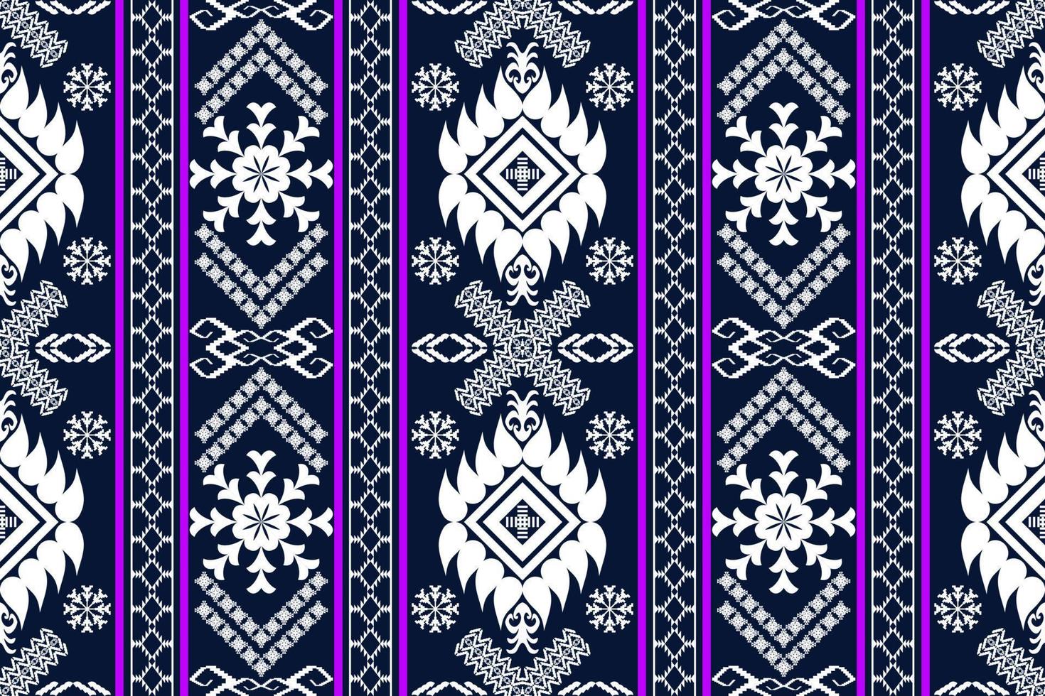 Beautiful embroidery.geometric ethnic oriental pattern traditional.Aztec style,abstract,vector,illustration.design for texture,fabric,clothing,wrapping,fashion,carpet,print. vector