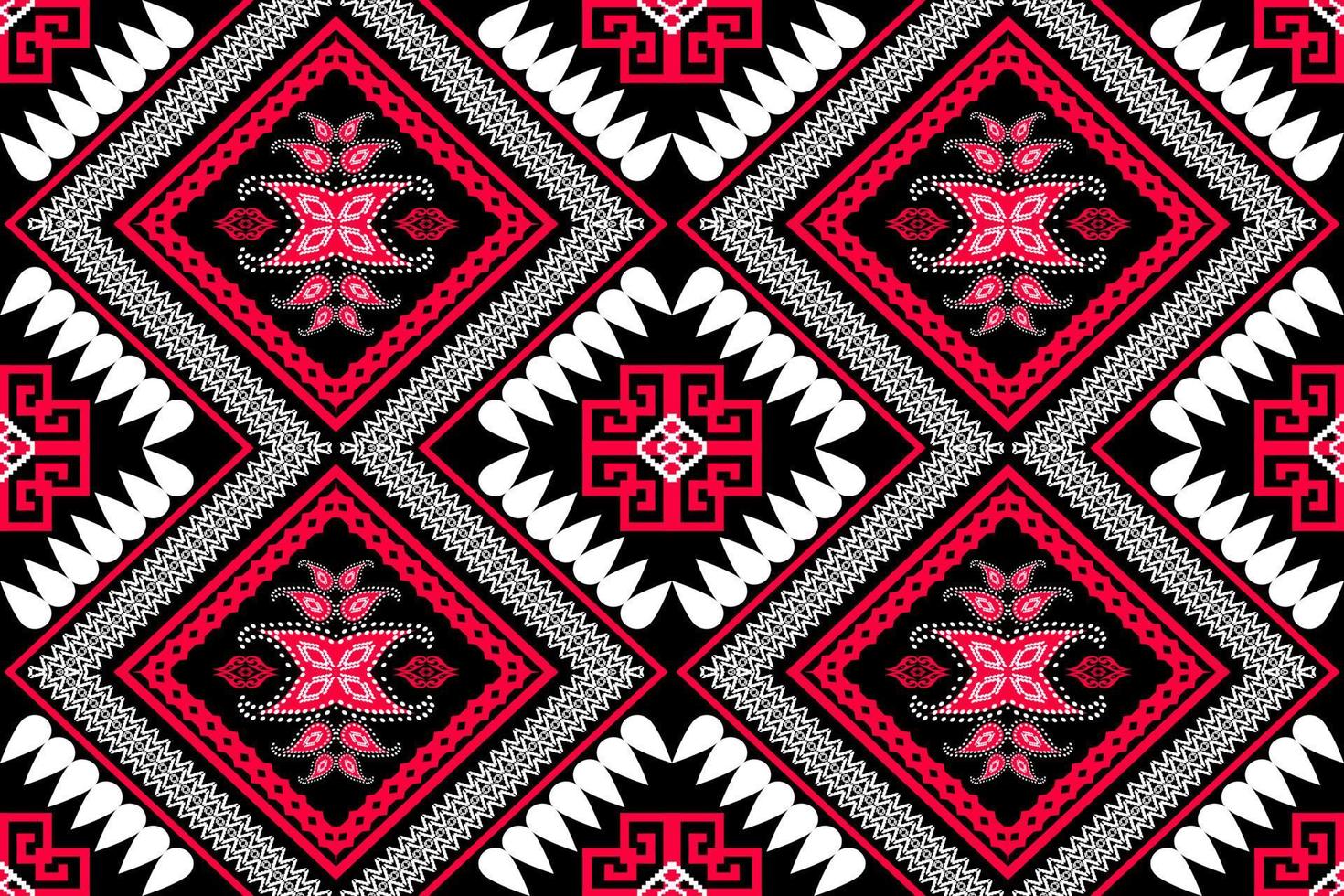 Beautiful embroidery.geometric ethnic oriental pattern traditional .Aztec style,abstract,vector,illustration.design for texture,fabric,clothing,wrapping,fashion,carpet,print. vector