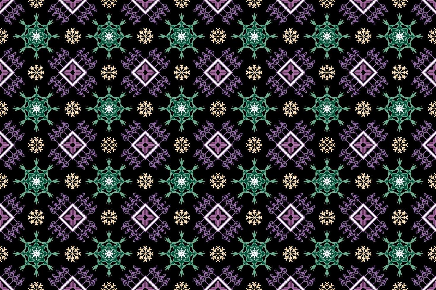 Beautiful embroidery.geometric ethnic oriental pattern traditional .Aztec style,abstract,vector,illustration.design for texture,fabric,clothing,wrapping,fashion,carpet,print. vector