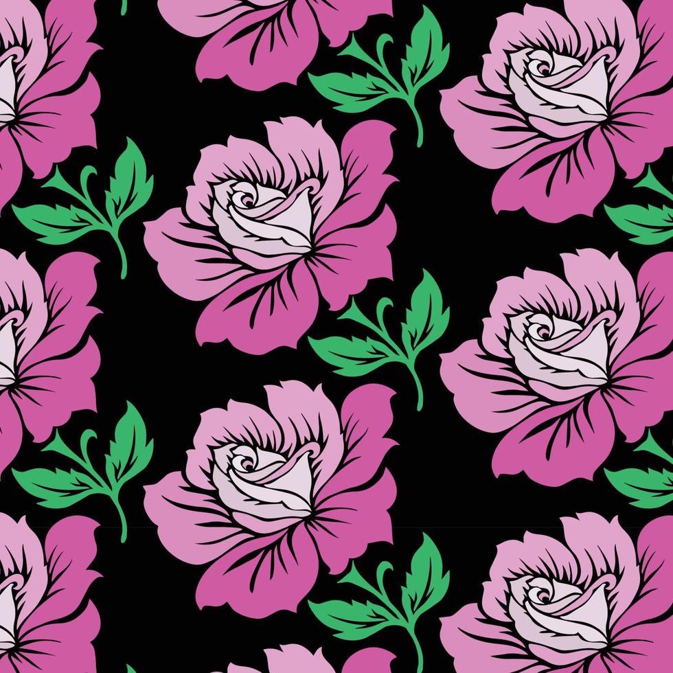 Flower pattern vector