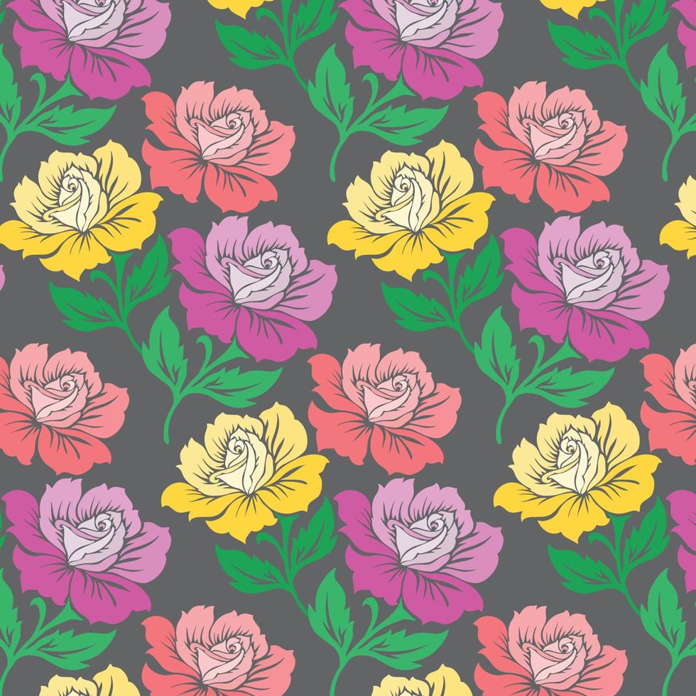 Flower pattern vector