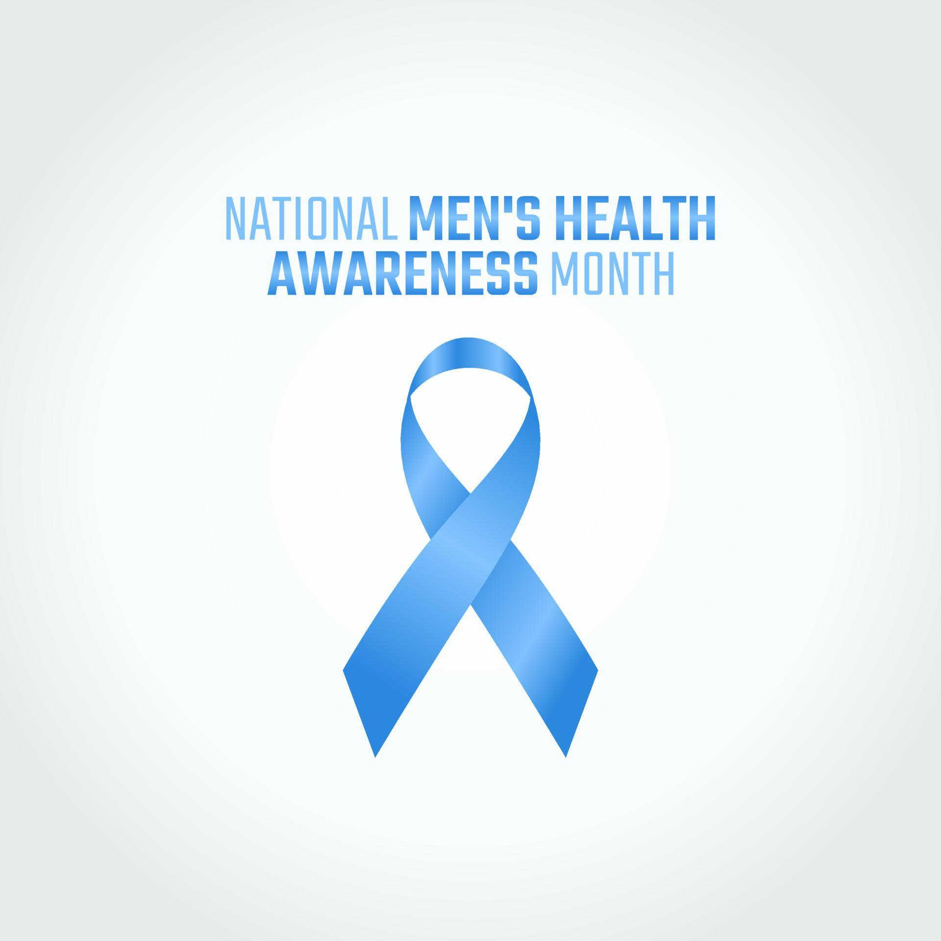 vector graphic of national men's health awareness month good for