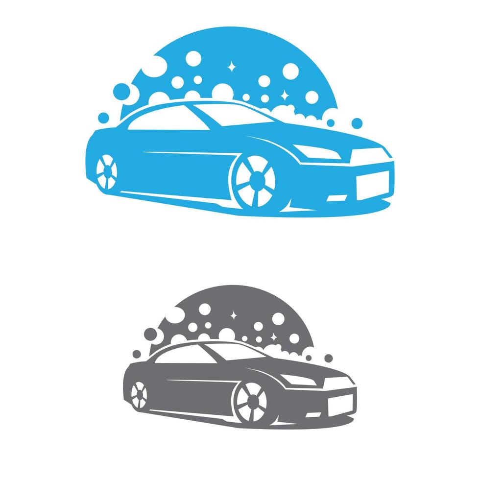 logotipo de lavado de autos vector