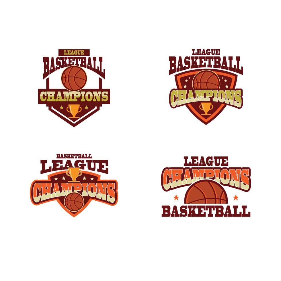 logotipo de vector de baloncesto
