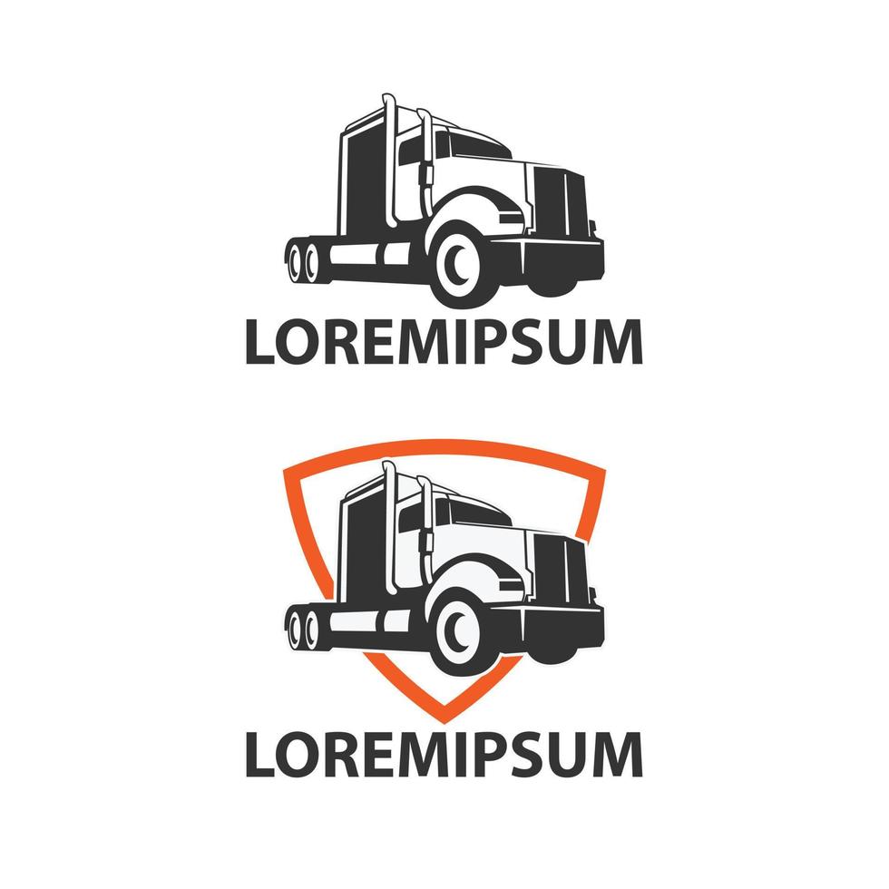 big truck logo vector